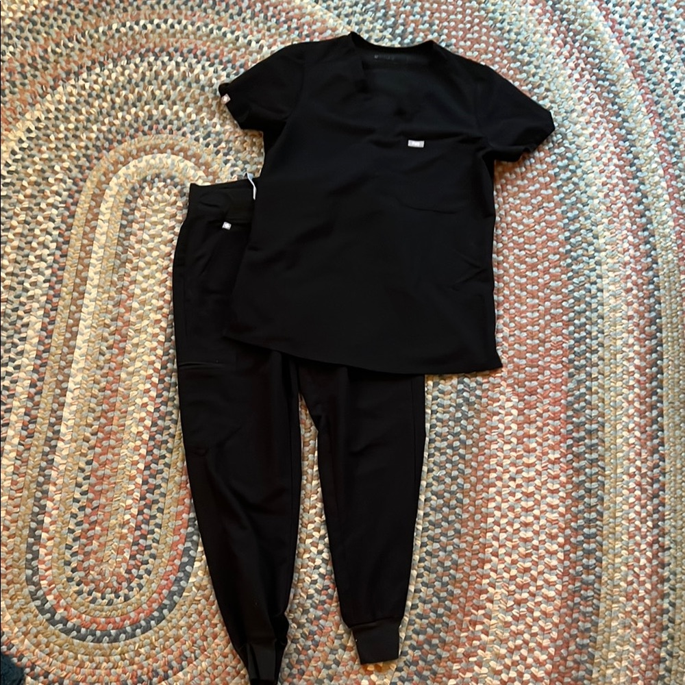 Black Women's Jogger Set